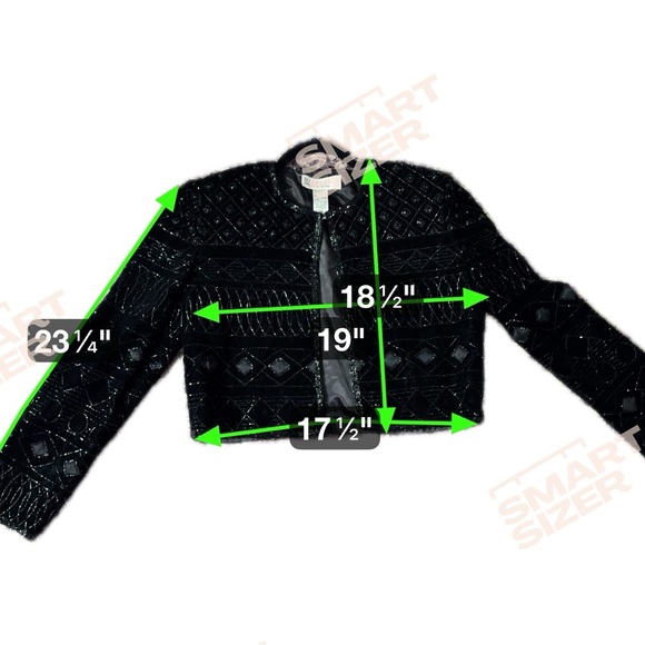 Vintage Niteline Velvet Beaded and Embroidered Bolero Cropped Jacket - Picture 6 of 6